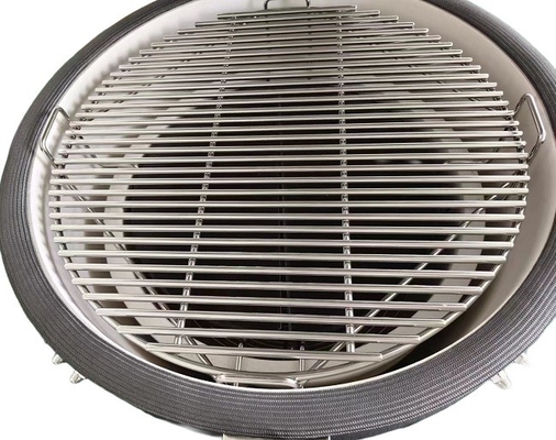 Carbone di legna 22 pollici di ceramica di disegno di punto Kamado griglie con pietra pizza nera