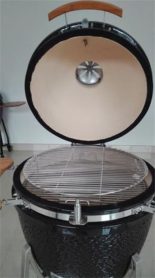 Griglia a 24 pollici di Kamado del barbecue della griglia del ghisa del nero dello SGS
