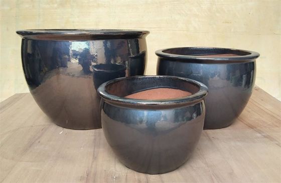 i vasi all'aperto ceramici verdi della pianta di 35cmx25cm fanno il giardinaggio decorazione